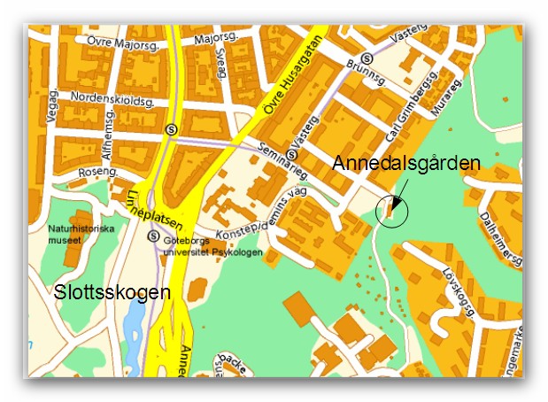 Karta Annedalsgården